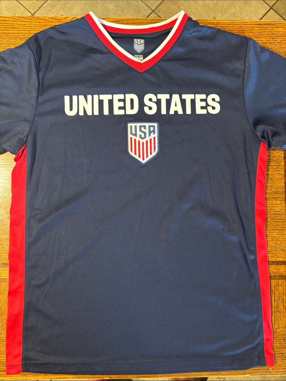 USA Soccer Jersey - Red & White Trim women’s